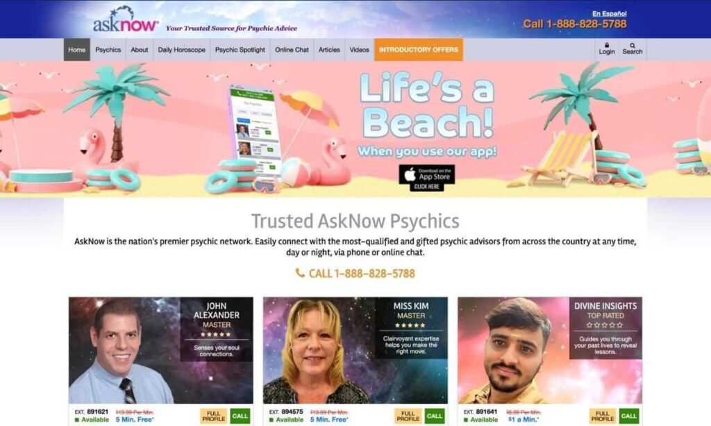 AskNow website