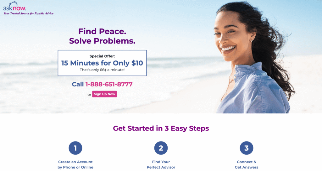AskNow website