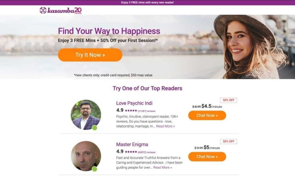 Kasamba website