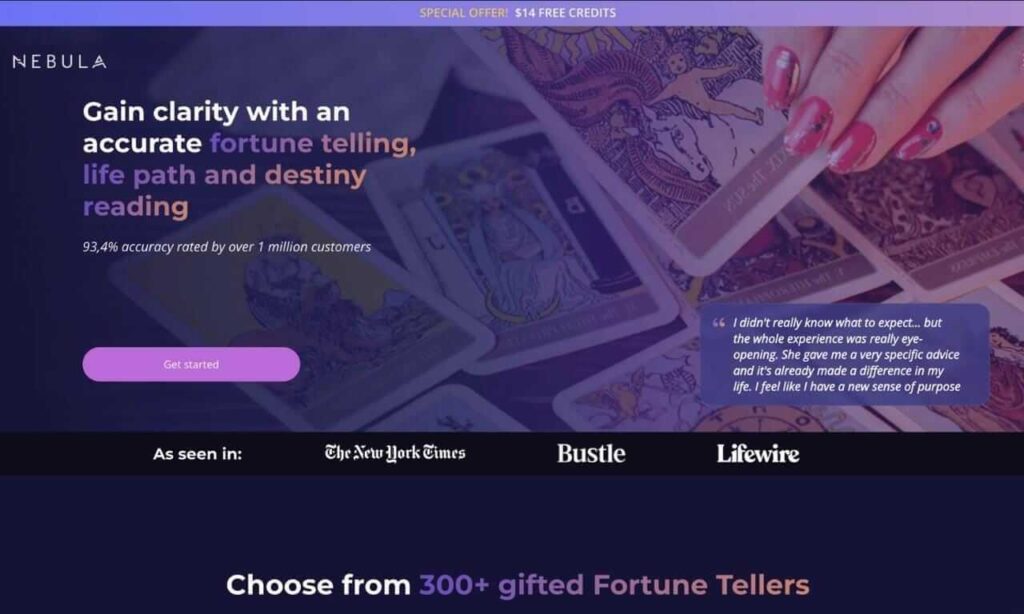 Nebula website