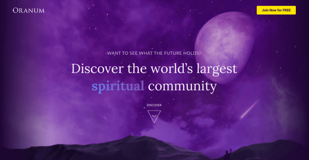 Oranum website