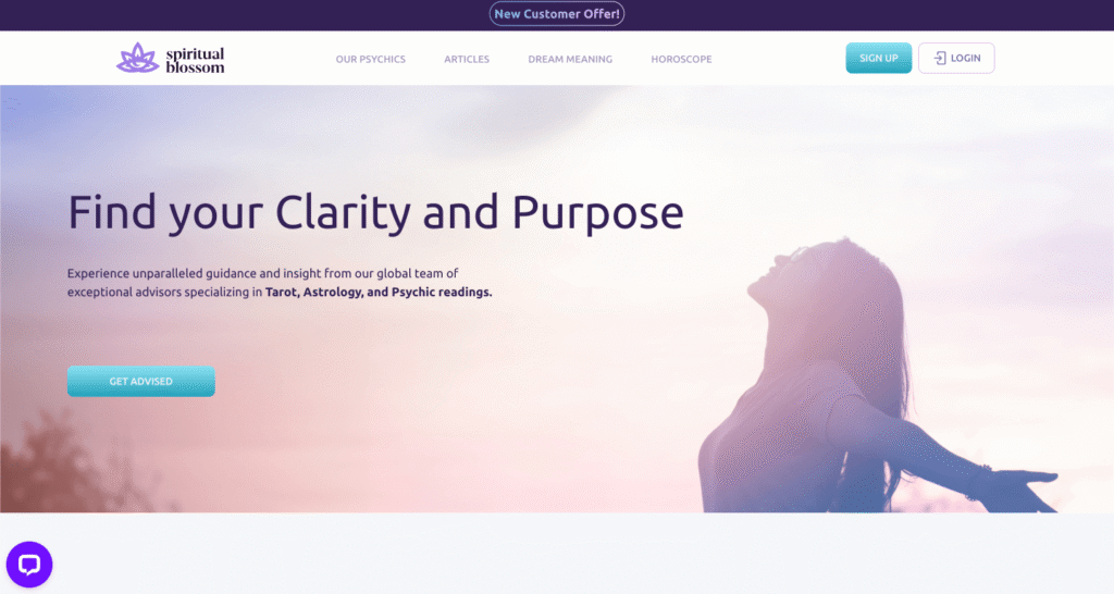 Spiritual Blossom website