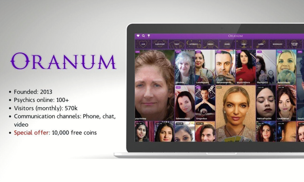 Oranum website