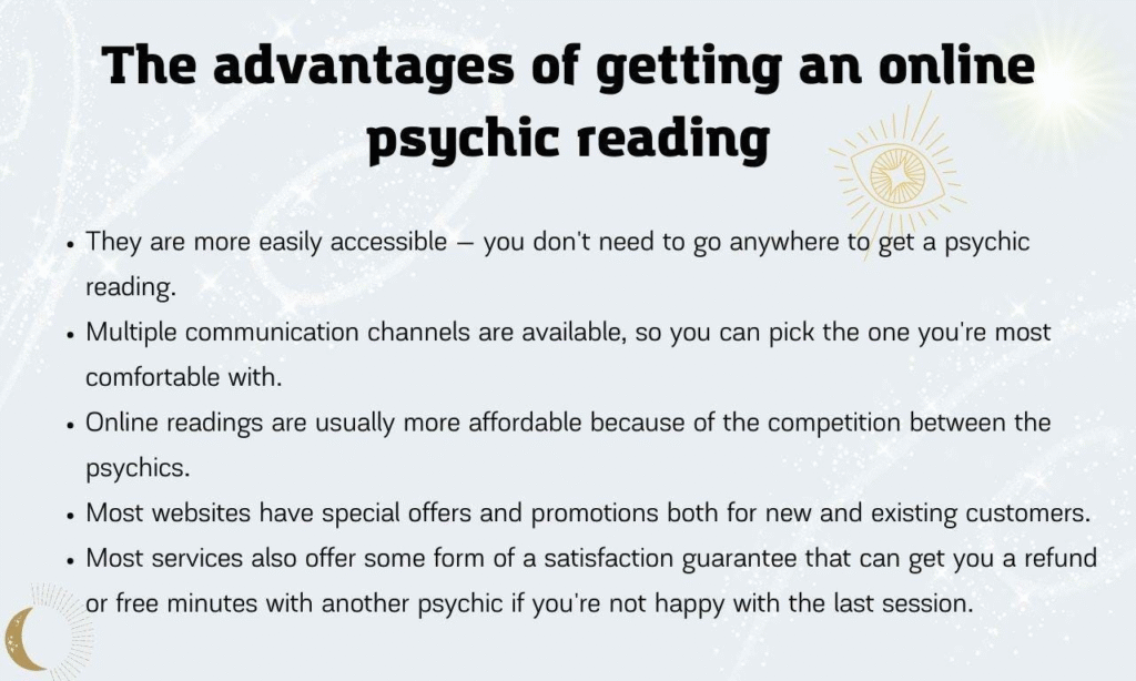 Online psychic reading advantages